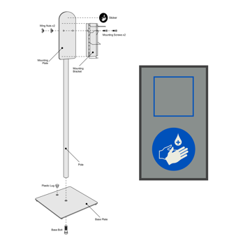 Hand Sanitiser Kit Assembley