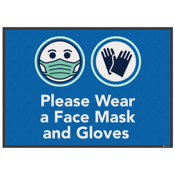 Blue Set - Face Mask and Gloves