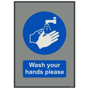 Please Wash Your Hands 85x120 cm