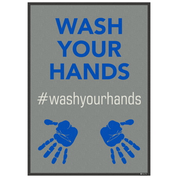 Please Wash Your Hands 85x120 cm