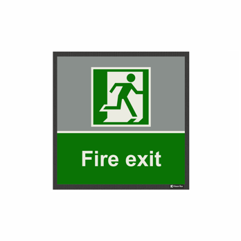 Fire Exit 85 x 85 cm