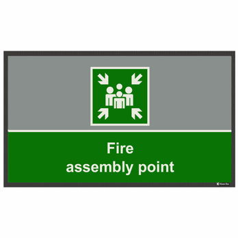 Fire Assembly Point 85 x 150 cm