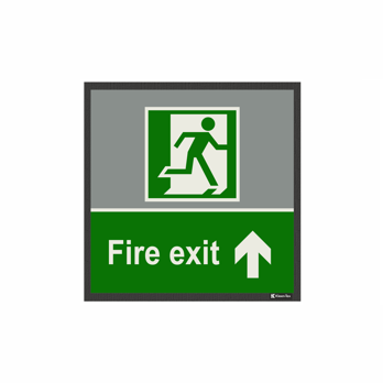Fire Exit Forward 85 x 85 cm